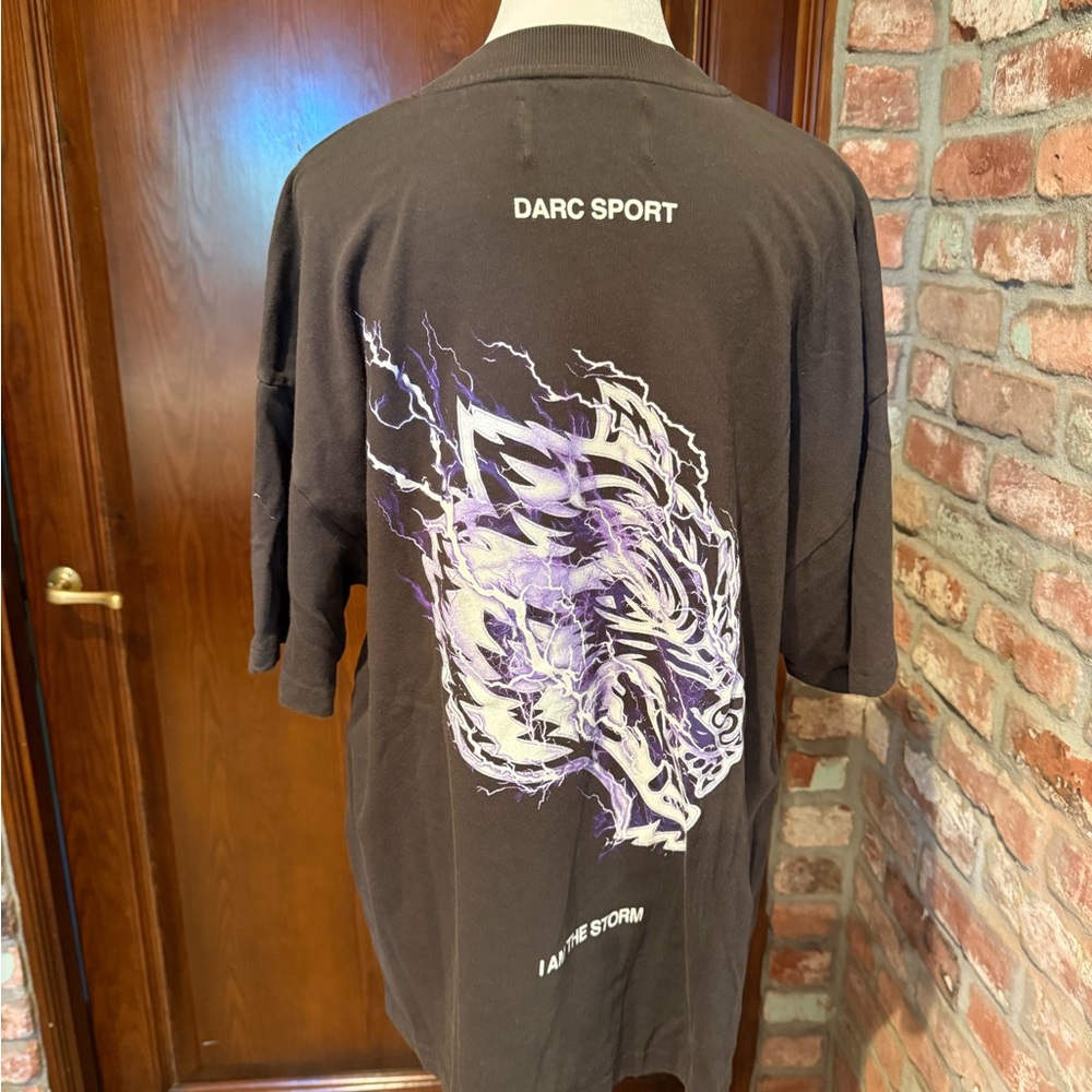 Darc Sport Black and Purple Graphic Tee
